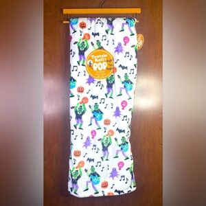 Tootsie Roll POP 60x70 Plush Throw Halloween Frankenstein Music Dance Candy NWT